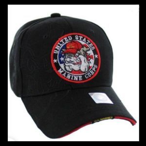 Marines Baseball Cap Bulldog Chesty US Military Marines Veteran Best Seller NEW